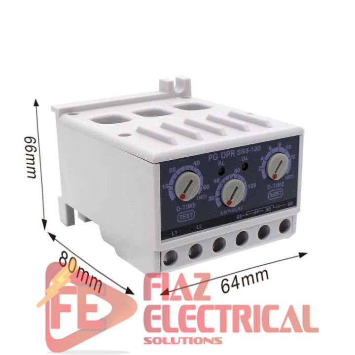 EOCR Motor Protection Electronic Overload SS3120 Relay Pakistan Fiaz