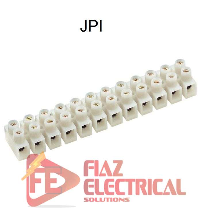 JPI Terminal PVC strip Connector Strip 30A 12way pakistan Fiaz