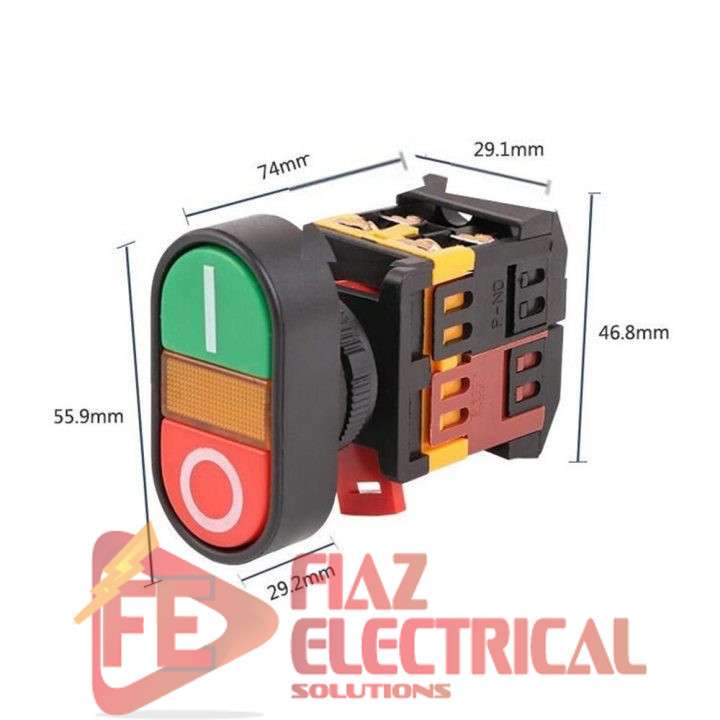 ON/OFF Double Push Button Egg in Pakistan - Fiaz Electrical Solutions