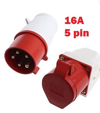 Industrial Plug Socket Male Female Set 5 Pin 16A Pakistan