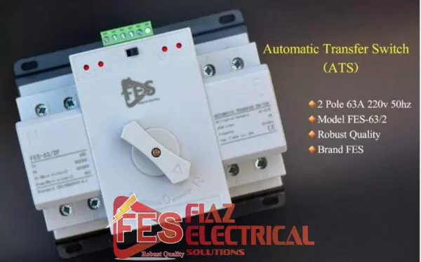 FES ATS (Automatic Transfer Switch) 2 pole 63A in Pakistan