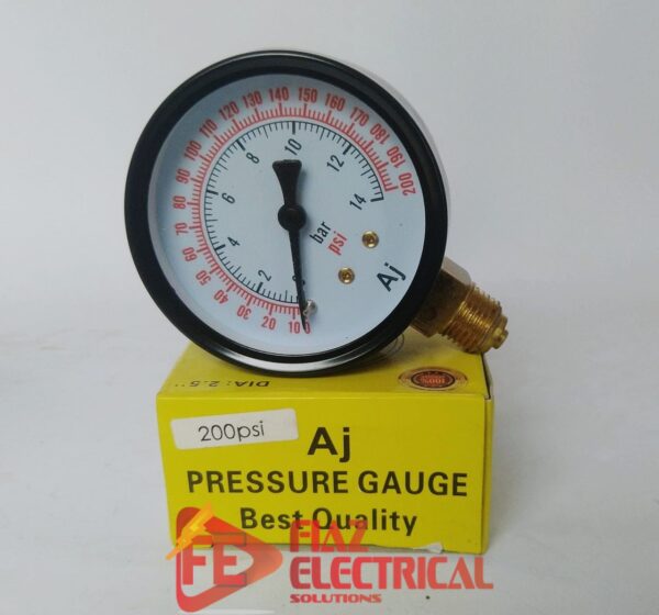 Pressure Gauge Diameter 2.5" 150PSI/200Psi/350Psi in Pakistan