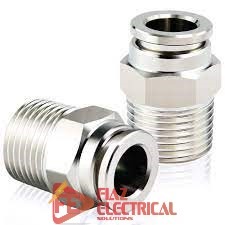 Pneumatic Nozzle PC Connector SS 8-1 8mmx1/8" in Pakistan