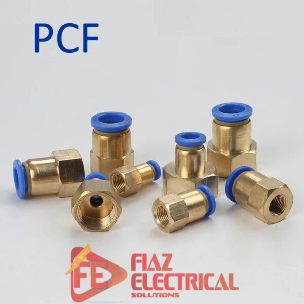 Pneumatic Nozzle PC Connector FEMALE 08-3 8mmx3/8" in Pakistan