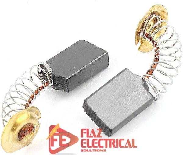 thumbnail interactive-video image 1 of ULFATEC Carbon Motor Brushes – 6x9x14mm – Compatible With FERM Grinder (2038) 1 of 6