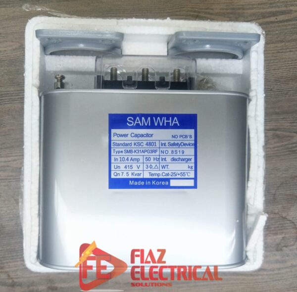 Power Factor Capacitor samwha 7.5kvar in Pakistan