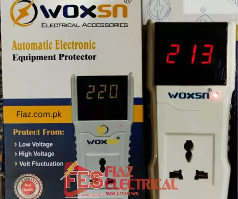 Muhafiz Over Under Voltage Protection with Volt Meter and 3 Minute Delay in pakistan