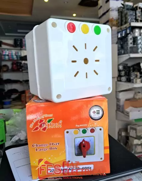 Changeover Box PCV Body for 4 pole changeovers in Pakistan