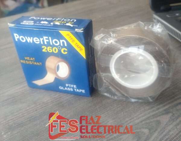 PowerFlon PTFE Glass tape length 10 Meter in Pakistan - 1''