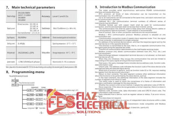 FES ENERGY METER ENERGY ANALYZER WITH RS485 MODBUS RTU FOR PLC WITH SCADA IN PAKISTAN FES ENERGY METER ENERGY ANALYZER WITH RS485 MODBUS RTU FOR PLC WITH SCADA IN PAKISTAN