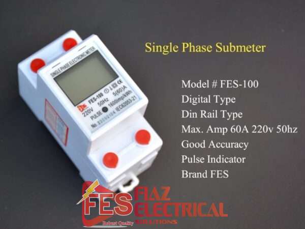 single phase energy meter in Pakistan