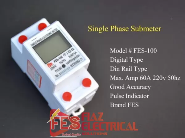 single phase energy meter in Pakistan