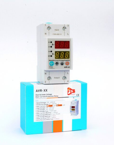 FES 63A OVER AND UNDER VOLTAGE AND CURRENT PROTECTION RELAY PAKISTAN