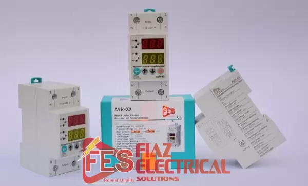 FES 63A OVER AND UNDER VOLTAGE AND CURRENT PROTECTION RELAY PAKISTAN