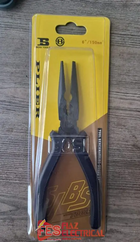 Bosi Nose Plier 6'' Black  A+ Quality in Pakistan