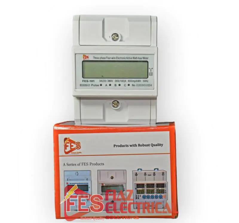 FES Submeter Digital Three Phase || KWH Three Phase Meter in Pakistan Model FES-101