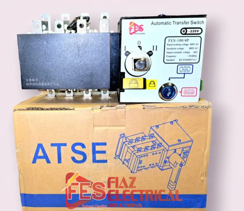 Automatic Transfer Switch  ATS 4 Pole 100A FES in Pakistan