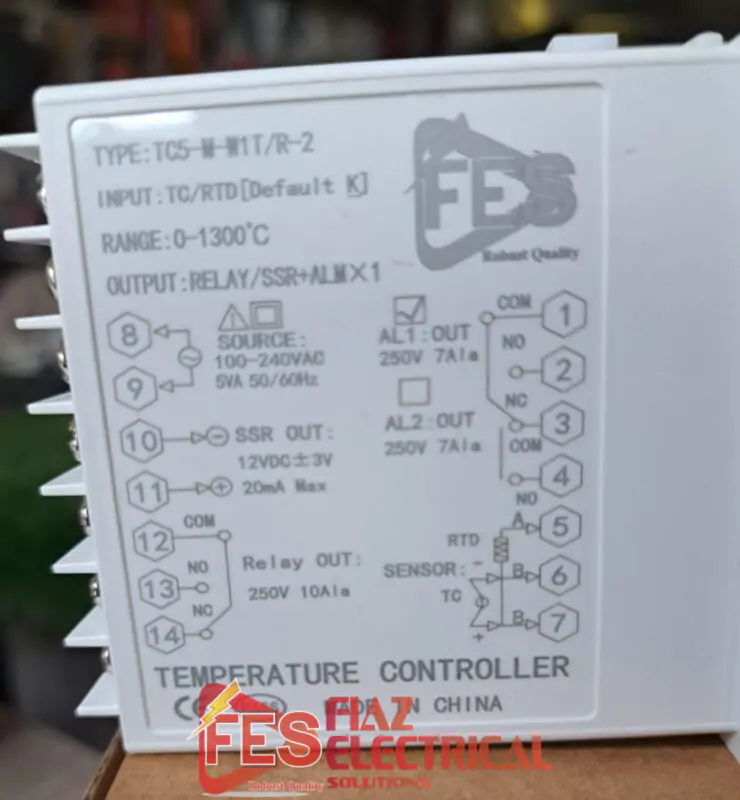 FES Temperature Controller TC5-M 72X72 Universal Input Large Display in Pakistan