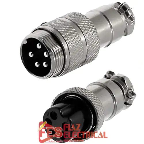Metal Connector 2pin || 3 pin Male Female