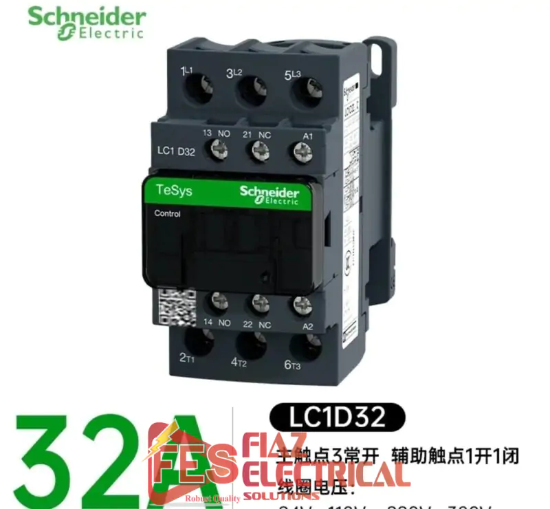 Schneider LC1 D32 Magnetic Contactor New 3pole in Pakistan