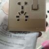 Light Plug China Sheet Universal 5 in 1 Klass Golden Metal