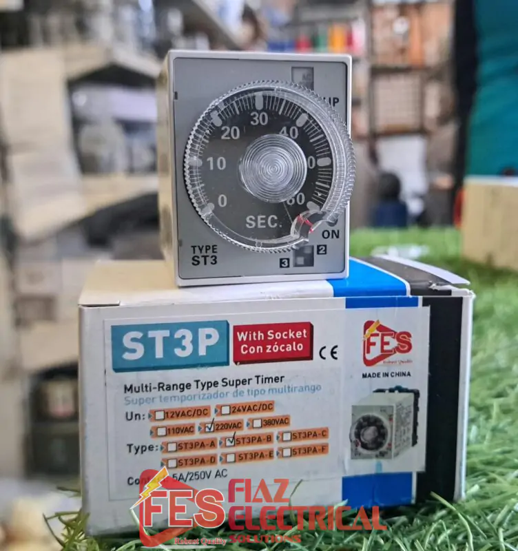 FES (ST3P A-B) Analogue Timer/Time Delay Relay in Pakistan