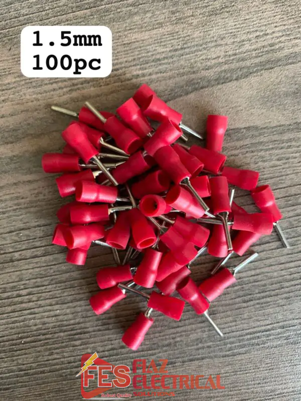 I-type Red Insulated Thimble/ Cable Lug 1.5mm in Pakistan