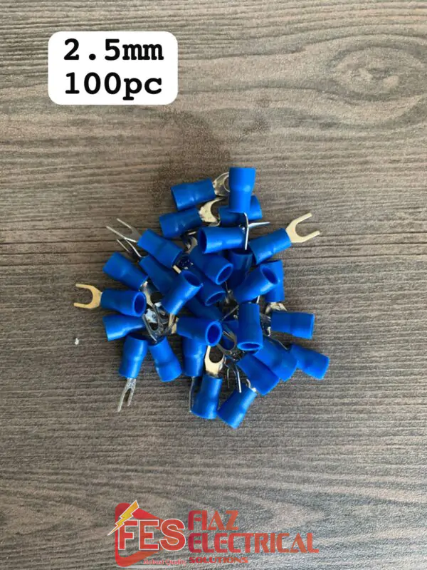 U-type Blue Insulated Thimble/ Cable Lug 2.5mm