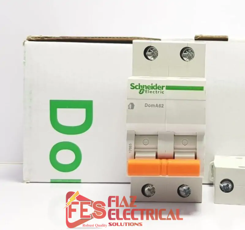 SCHNEIDER DOMAE MINIATURE CIRCUIT BREAKER MCB 2 POLE IN PAKISTAN