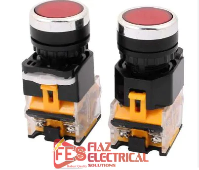 Push Button 22mm la38 hold tiktik RED