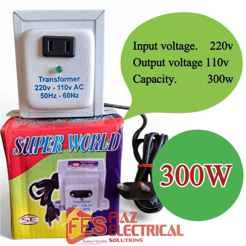 220v to 110v 300watt Converter pakistan
