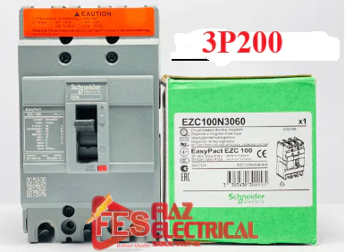 Schneider Breaker MCCB 3 Pole 200A Easypack in Pakistan (EZC250F3200)