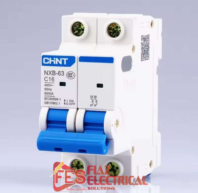 Chint Breaker MCB 2 Pole 20/32/63A EB-63 in Pakistan