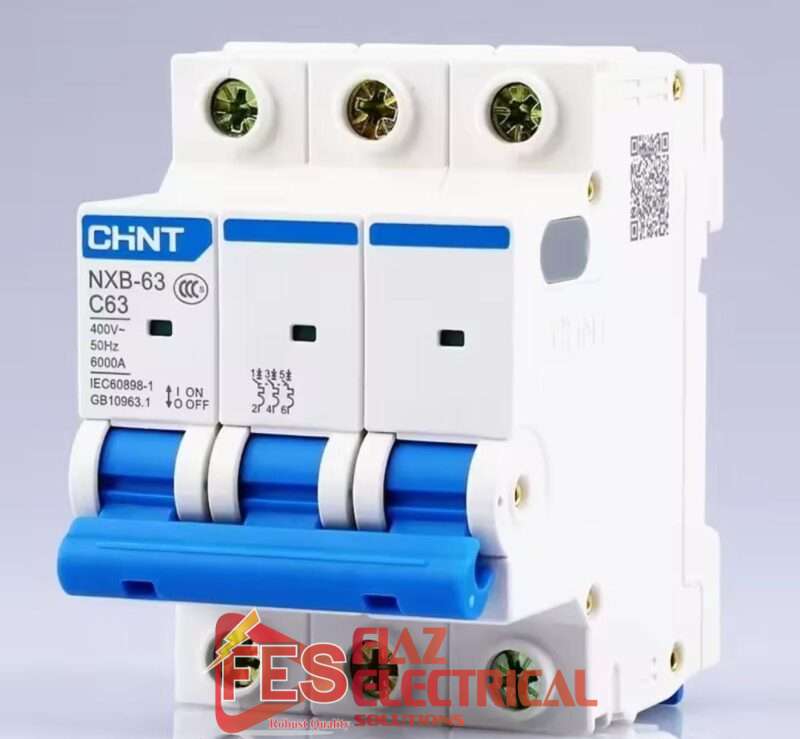 Chint Breaker MCB 3 Pole NXB-63 in Pakistan(10A 20A 32A 63A)