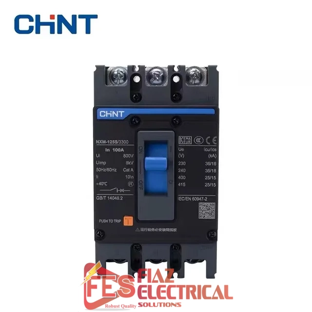 Chint Breaker MCCB 3 Pole 32 Amp Fixed NXM-125S in Pakistan