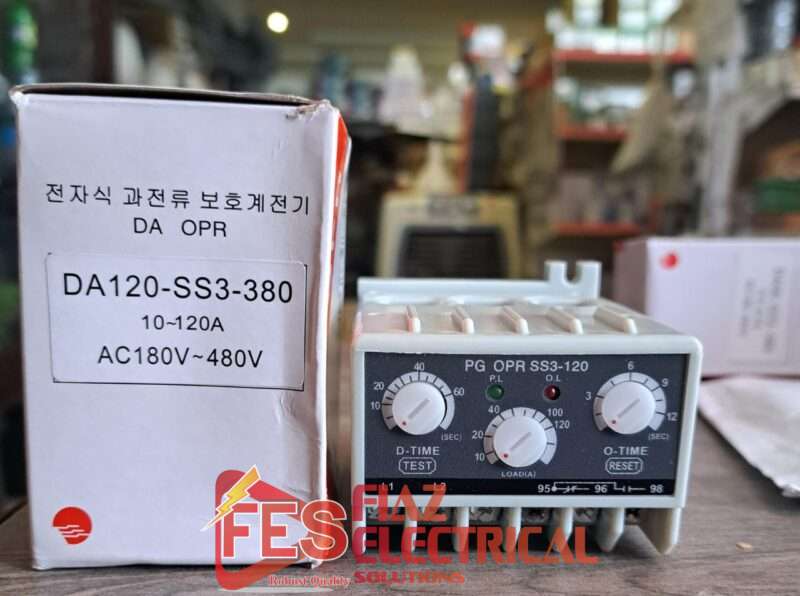 Protection EOCR DA0120 SS3-380 OPR 10 to 120 A Pakistan