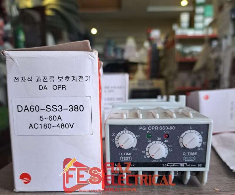 Protection EOCR DA60 SS3-380 OPR 5 to 60 A Pakistan
