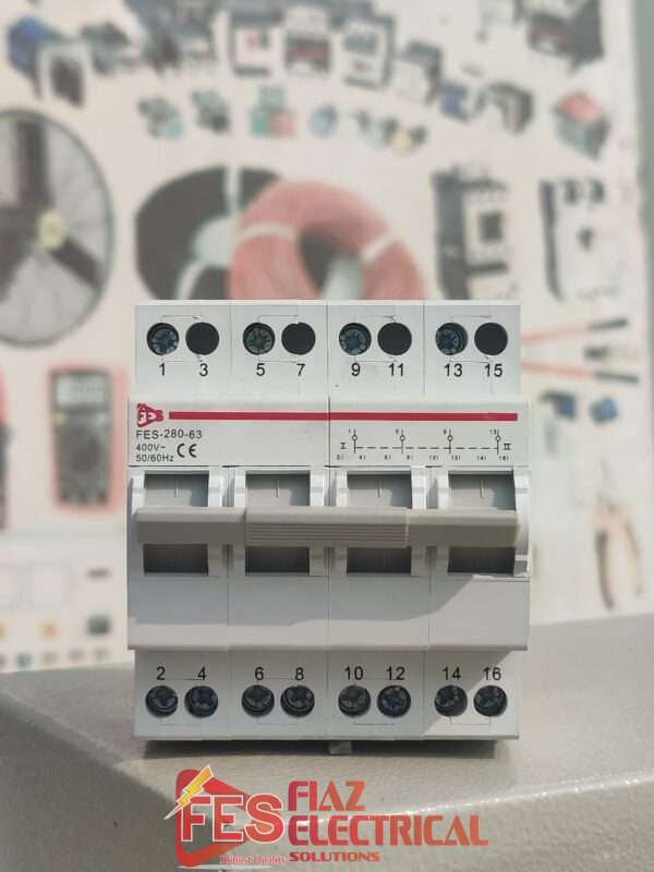 FES breaker type changeover 4 pole 63 ampere