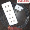 KM Extension lead with 10ft wire le33