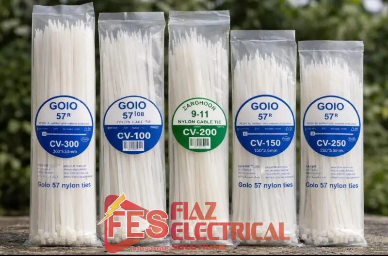 Cable tie 12 inchi 300mm  white in Pakistan