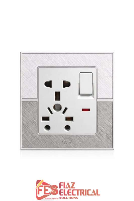 Light Plug China Sheet Universal 5 in 1 Klass Golden Metal