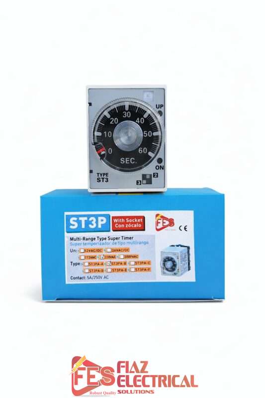 FES (ST3P A-B) Analogue Timer/Time Delay Relay in Pakistan