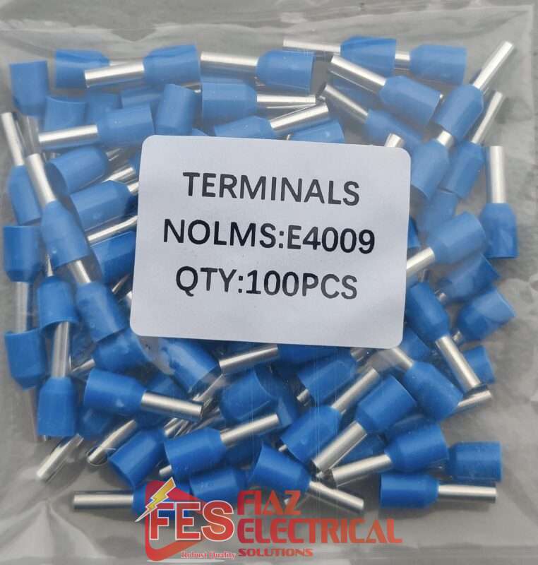 Insulated Thimbles lug Tubeless bootlace ferrule lug 4mm Red 100pc in Pakistan - BLUE