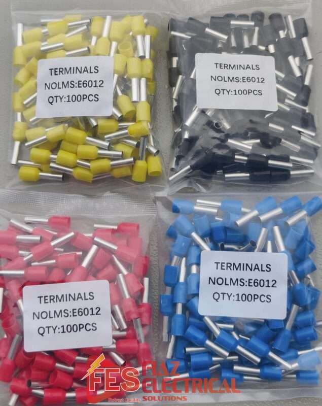 Insulated Thimbles Tubeless Bootless Lug 6mm Red 100pc in Pakistan