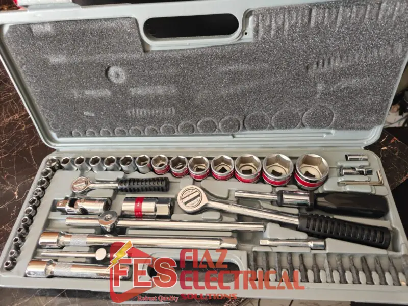 52 Piece Socket Wrench Gooti Set Complete Heavy Duty Multi Purpose Tool Kit Set  with Ratchet made in taiwan