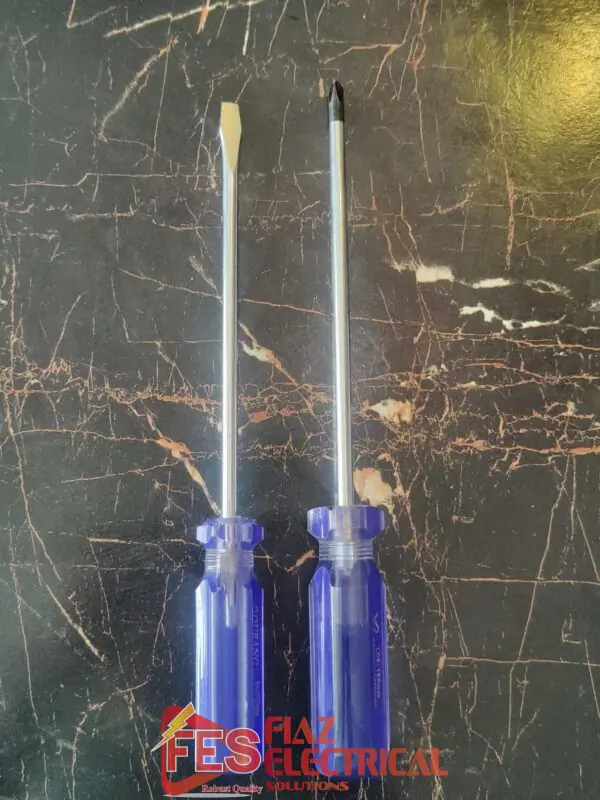 Screw Drivers Regular  Flat & Cross 150mm 6"