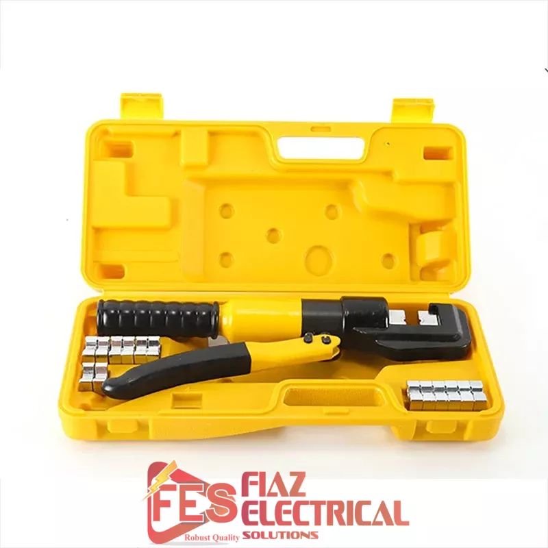 YTH Hydraulic Crimping Tool YQK-120 || 10–120mm² Range | 80-100kN Force | 8 Hexagonal Dies | Compact Heavy-Duty Crimper
