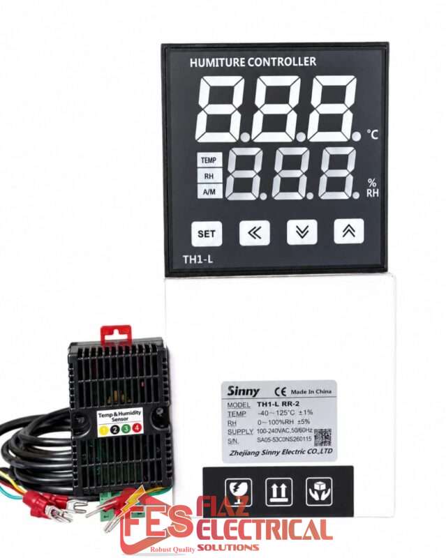Temperature Controller Humidity TDK-302 || TH1-L RR-2 96x96 size in Pakistan
