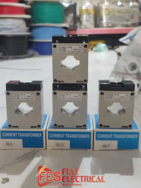Current Transformer CT 30/5 || 60/5 || 100/5 ||150/5|| 200/5A|| 300/5 in 30 diameter Imported in Pakistan