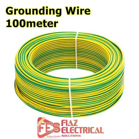 Cable 1 Core 6mm Flexible Yellow Green Earthing wire 100 Meter